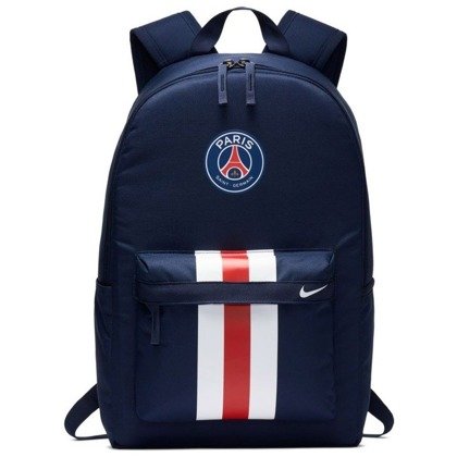 Granatowo-czerwony plecak szkolny Nike Paris Saint Germain Stadium BA5941-410