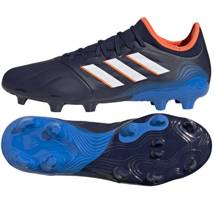 Granatowo-niebieskie buty piłkarskie korki Adidas Copa Sense.3 FG GW4957