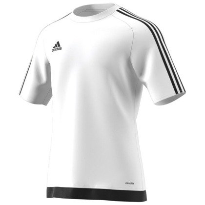 Koszulka Adidas Estro 15 junior S16146 biało-czarna