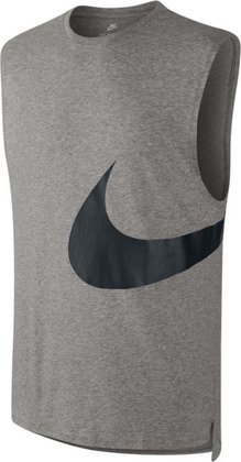 Koszulka męska bezrękawnik Nike Hybrid Swoosh 847681-063 szara