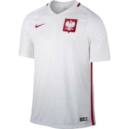 Koszulka reprezentacji Polski Poland Nike Stadium Home Jersey 2016 724633-100 biało-czerwona