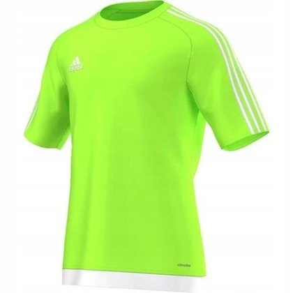 Koszulka sportowa Adidas Estro junior S16161 zielona-biała