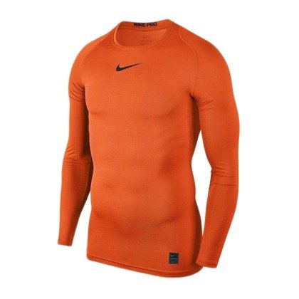 Koszulka termoaktywna Nike Pro Top Compression 838077-819 pomarańczowa