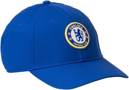 Niebieska czapka z daszkiem juniorska Nike Dry L91 Chelsea BV6442-495 