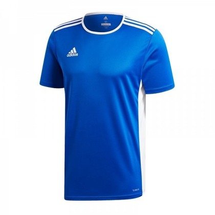 Niebieska koszulka sportowa Adidas Entrada 18 junior CF1049