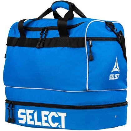 Niebieska torba sportowo-treningowa Select z podwójnym dnem 53L