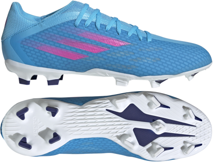 Niebieskie buty piłkarskie korki Adidas X Speedflow.3 FG GW7483