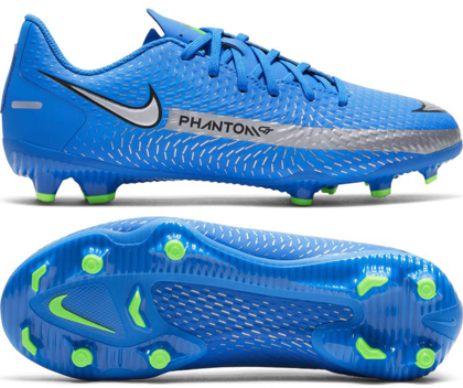 Niebieskie buty piłkarskie korki Nike Phantom GT Academy FG/MG CK8476-400 - Junior