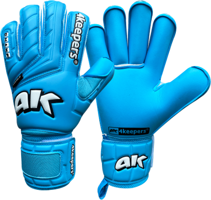 Niebieskie rękawice bramkarskie 4Keepers Champ Colour Sky V RF - Junior