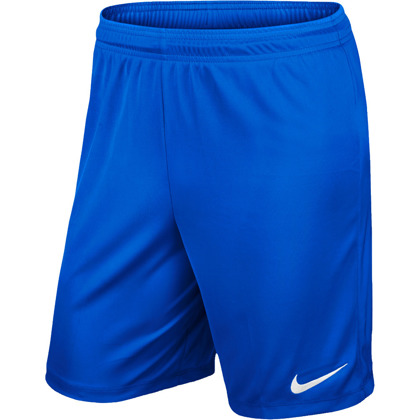 Niebieskie spodenki piłkarskie juniorskie Nike Park 725988-463