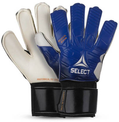 Niebiesko-białe rękawice bramkarskie Select 03 v23 Youth - Junior