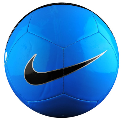 Niebiesko-czarna piłka nożna Nike Pitch Training SC3101-413 r5