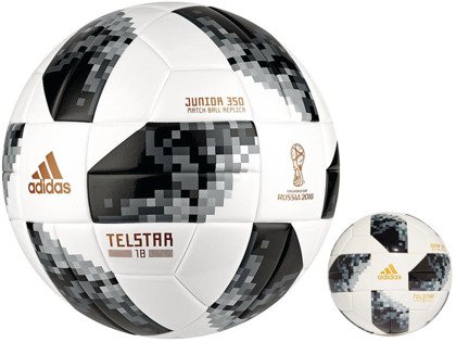 Piłka  nożna Adidas Telstar 18 Junior 350g CE8145 r5