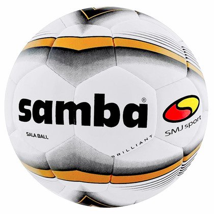 Piłka nożna halowa SMJ sport Samba Brilliant 3 biała