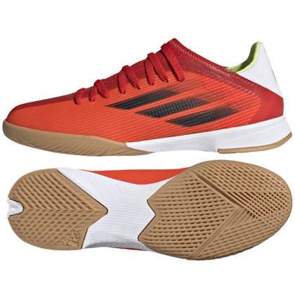 Pomarańczowo-czerwone buty halowe Adidas X Speedflow.3 FY3300