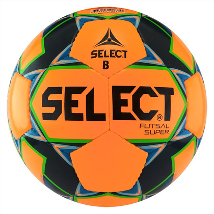Pomarańczowo-granatowa piłka Select Futsal Super r4