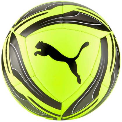 Seledynowo-czarna piłka nożna Puma Icon Ball 083553 02