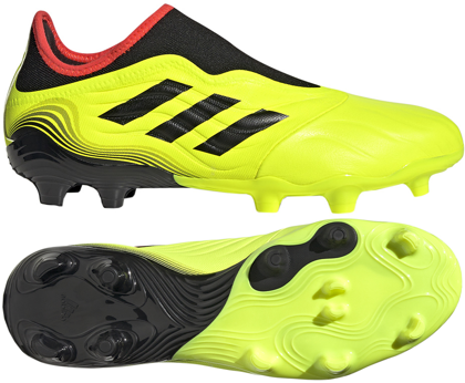 Seledynowo-czarne buty piłkarskie korki Adidas Copa Sense.3 LL FG GW3573