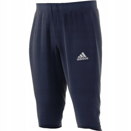 Spodnie treningowe 3/4 Adidas Core S30368 granatowe