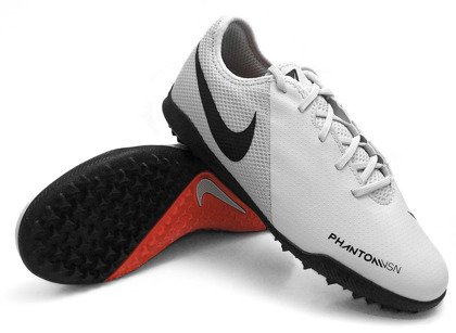Szare buty piłkarskie na orlik Nike Phantom Vision Academy TF AR4343-060 Junior