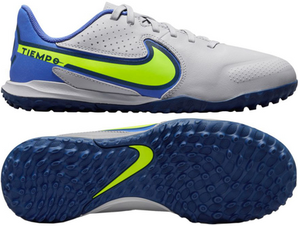 Szare buty piłkarskie turfy Nike Tiempo Legend 9 Academy DA1328 075