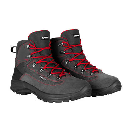 Szare buty trekkingowe Alpinus Brahmatal High GR43321
