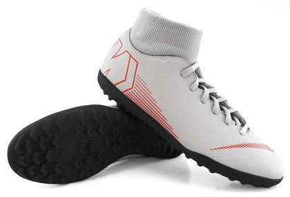 Szaro-czarne buty piłkarskie na orlik Nike Mercurial Superfly Club TF AH7372-060
