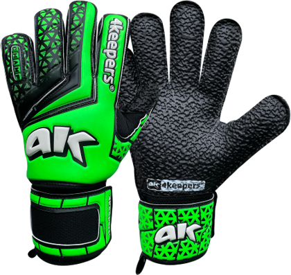 Zielono-czarne rękawice bramkarskie 4Keepers Champ Astro V HB