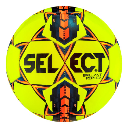 Żółta piłka nożna Select Brillant Replica - rozmiar 5