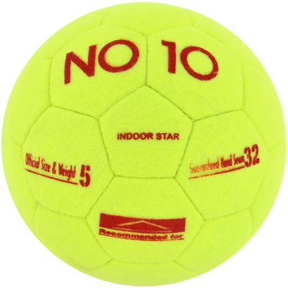 Żółta piłka nożna halowa NO10 Indoor Star 56030