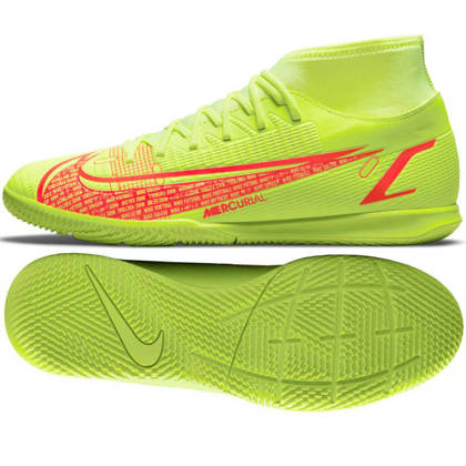 Żółte buty halowe Nike Mercurial Superfly 8 Club CV0954 760