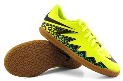 Żółte buty piłkarskie na halę Nike Hypervenom Phade IC 749911-703 JR