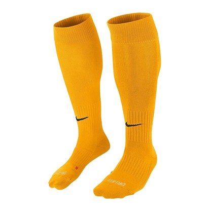 Żółte getry skarpety piłkarskie Nike Classic II Cush OTC Team SX5728-739