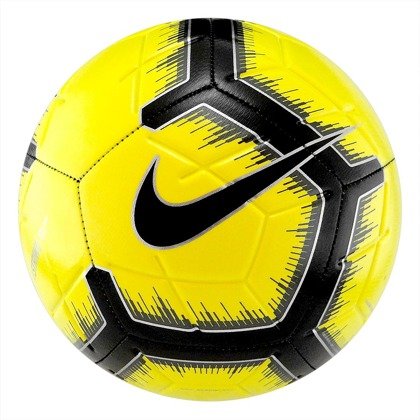 Żółto-czarna piłka nożna Nike Strike SC3310-731 r5