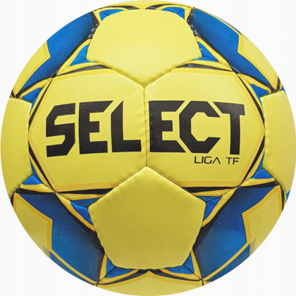 Zółto-niebieska piłka nożna orlikowa Select Liga TF 20 rozmiar 5