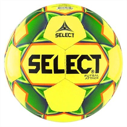 Żółto-zielona piłka Select Futsal Attack r4