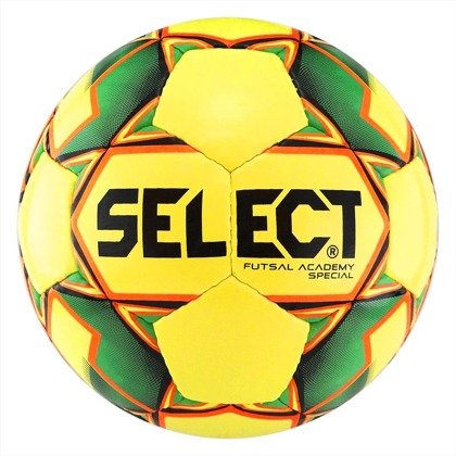 Żółto-zielona piłka nożna halowa Select Futsal Academy Special - rozmiar 4